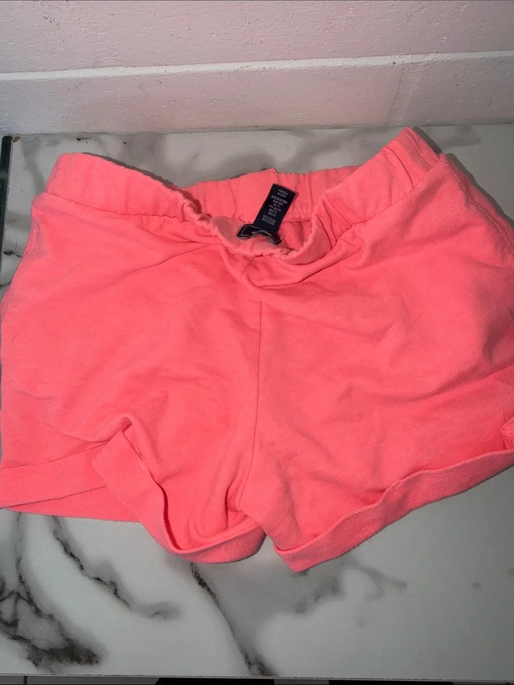 GAP KIDS bright Coral Tie-Waist Athletic Shorts